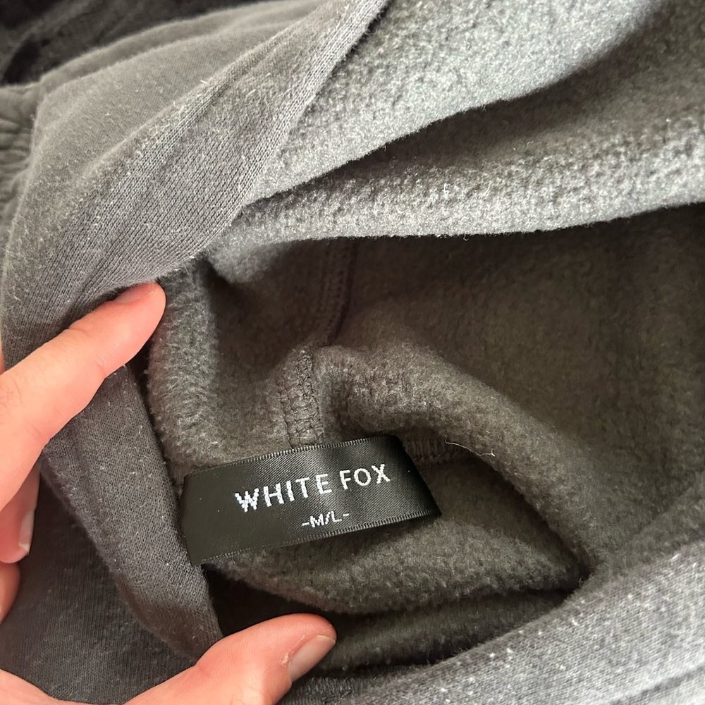White Fox Boutique Gray Pullover Hoodie & sweatpants - Picture 3 of 5
